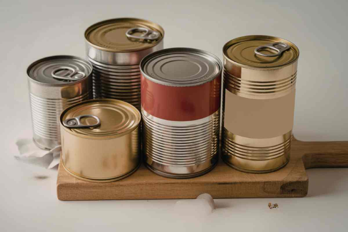 lattine su un tagliere