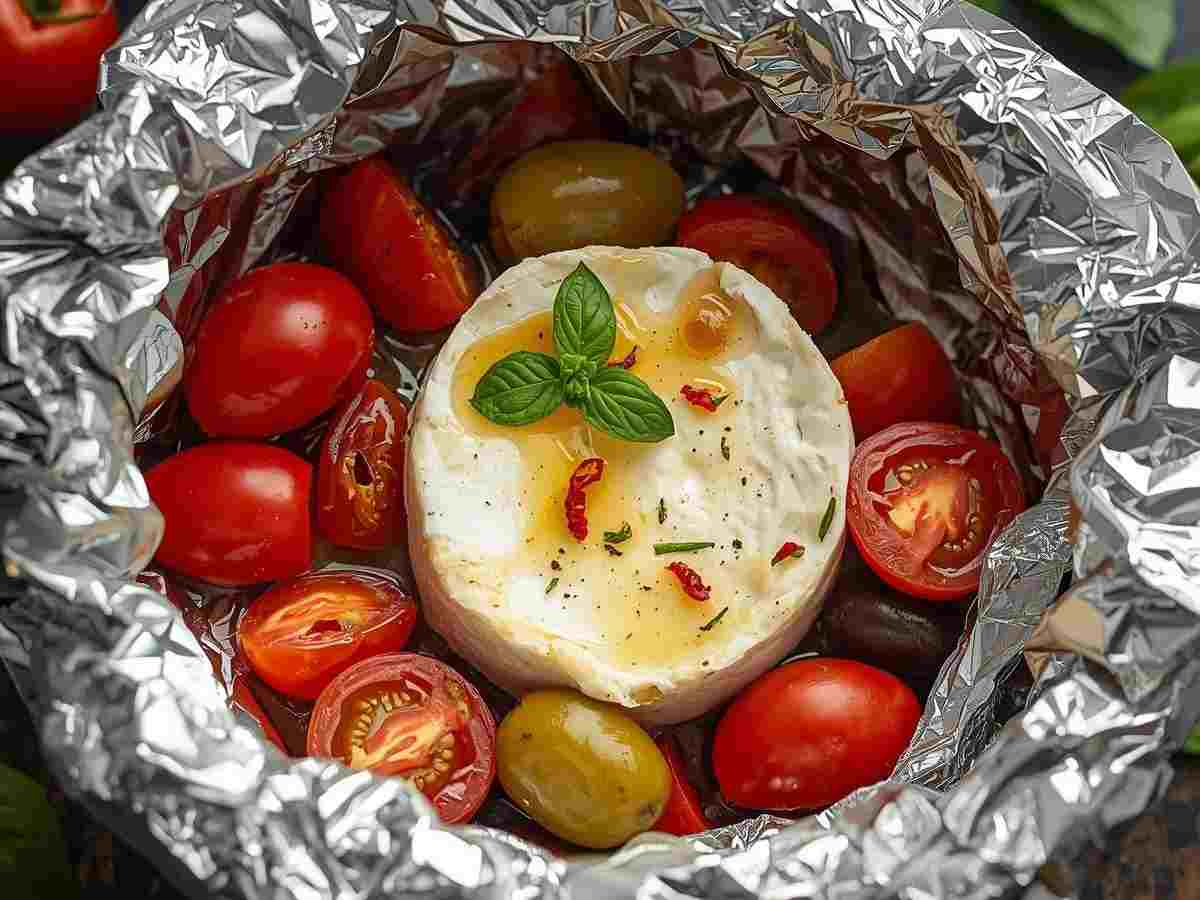 feta psiti in un cartoccio