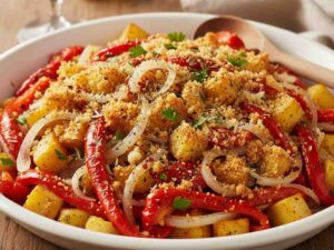 insalata ricca di peperoni